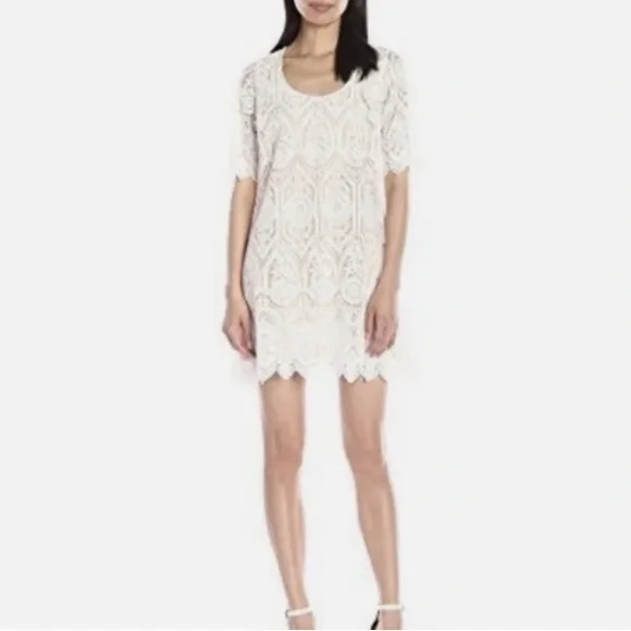 plenty by tracy reese lace dress Tracy Reese Dresses | Anthropologie Plenty By Tracy Reese Ivory Stella Lace Dress Size 0 | Color: Cream/White | Size: 0